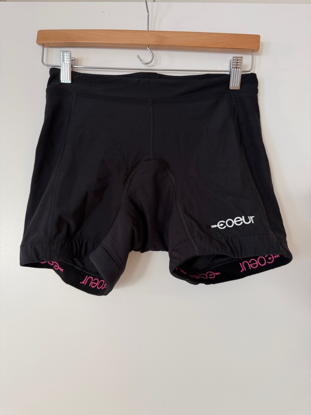 Coeur Black Women's Bike Cycling Shorts Small Triathlon